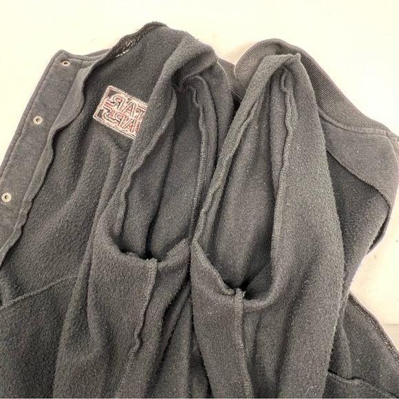 Star Wars Darth Vader Varsity Bomber Jacket Youth Size L Lightsaber Dark Side - Picture 10 of 12